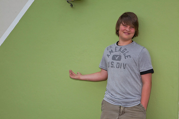 Bradley and his "handiwork"